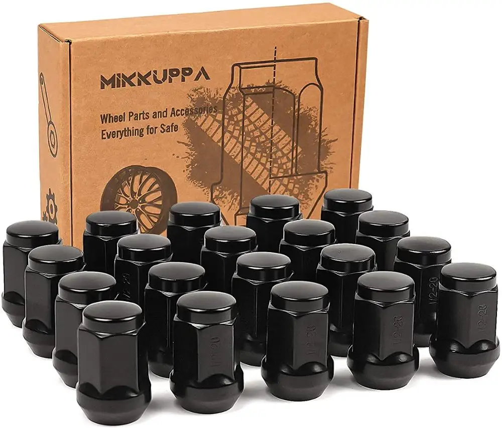 MIKKUPPA 1/2-20 Луг гайки Замена для 2007-2011 Dodge Nitro Aftermarket колеса 20 шт черный или хром