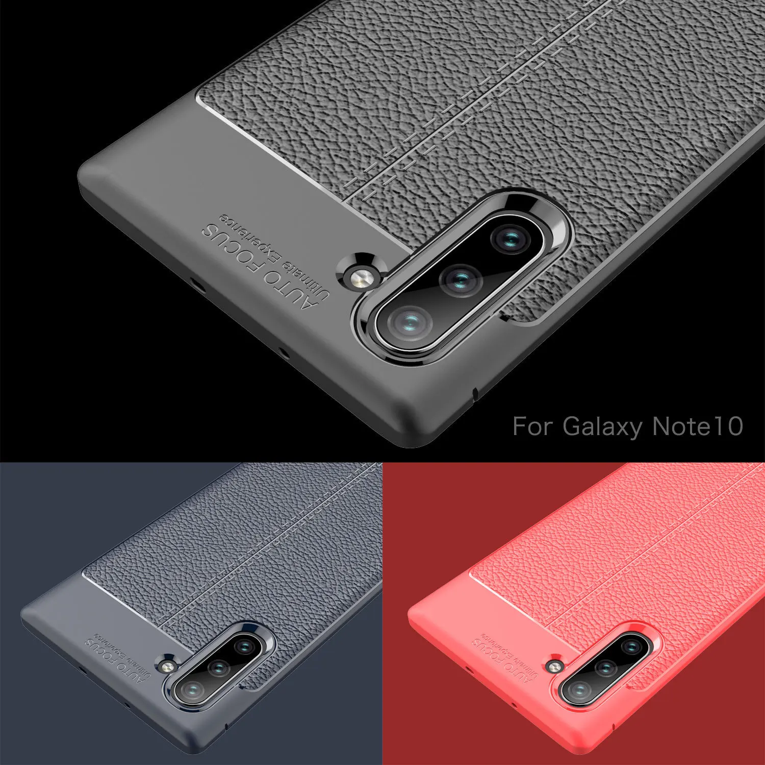 Матовый противоударный чехол для телефона с рисунком личи для samsung Galaxy Note10 Note10+ противоударный защитный чехол-бампер