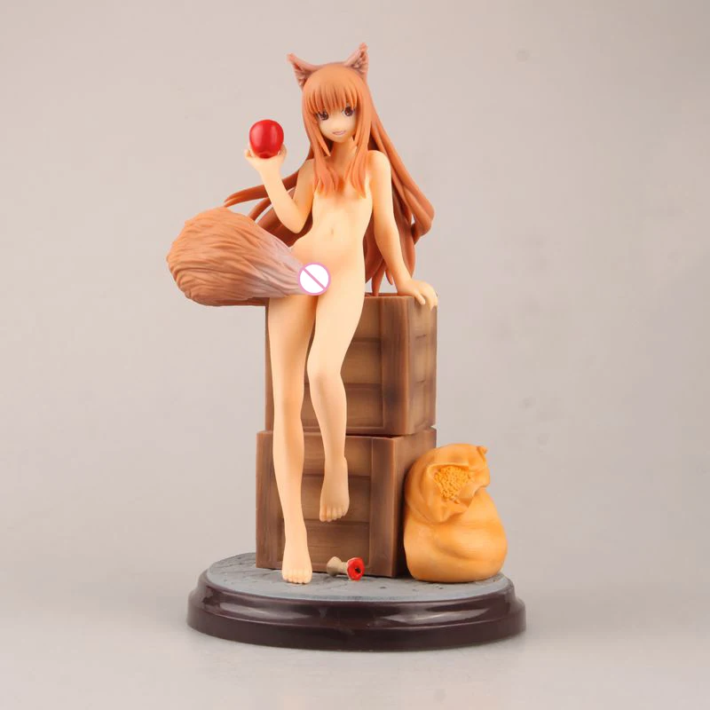in retail box 17 см Spice and Wolf Holo сексуальная фигурка девушки японского аниме ПВХ взрослые Фигурки игрушки Аниме Фигурки игрушки - Цвет: in retail box