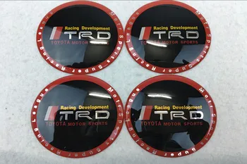 

4pcs 65mm car tire wheel center sticker car badge hubcaps For Toyota Corolla rav4 Camry Yaris Car Accessories