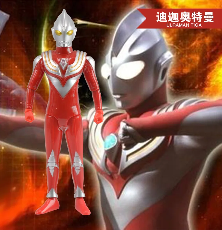 Модель робота Ultraman обучающая детская игрушка Ultraman светильник включает в себя светильник, звуковую музыку и более подвижные шарниры красочные B