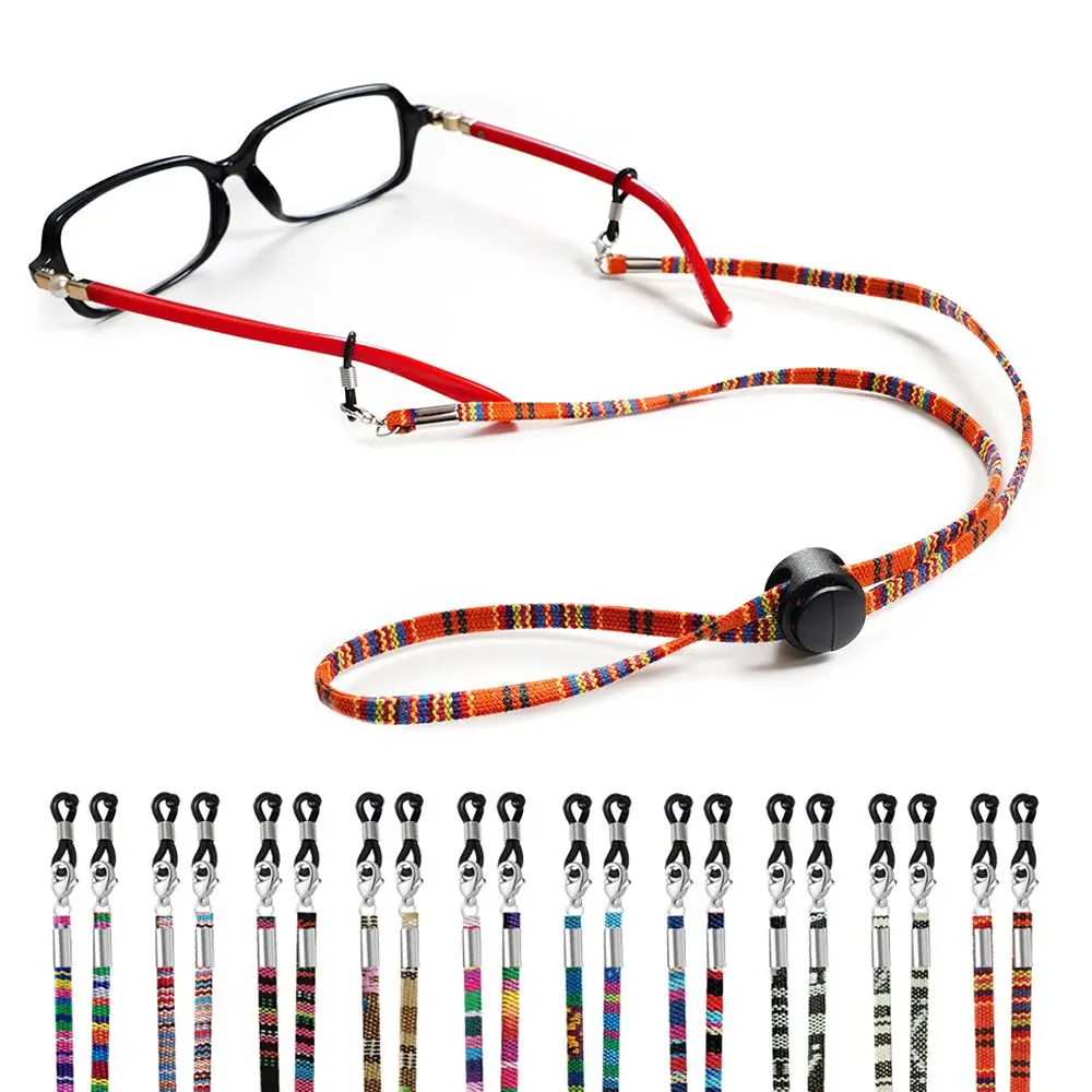 Extrémités De Chaîne De Lunettes PATIKIL - Lot De 60, Silicone Antidérapant, Réglables, Blanc/doré