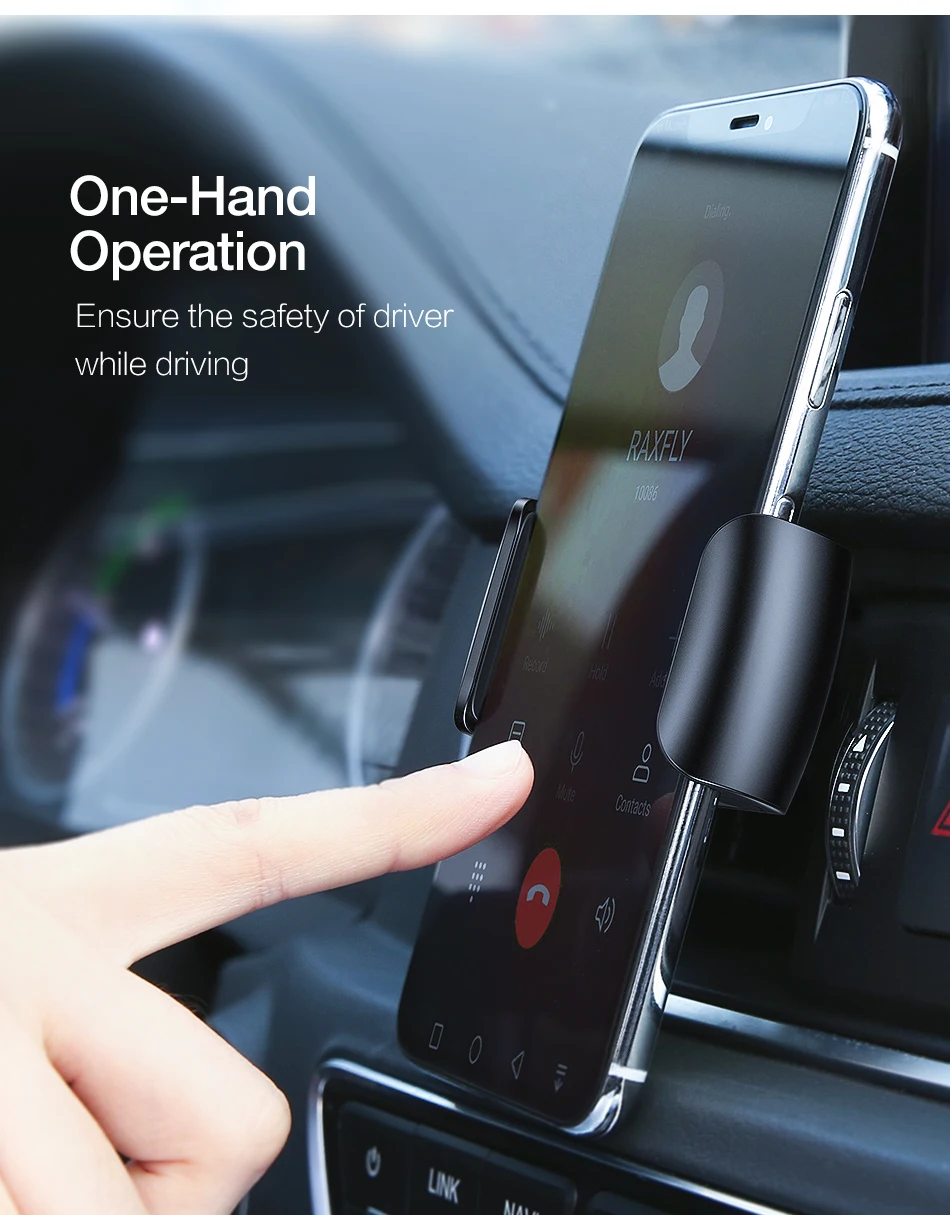  RAXFLY Auto Telefon Halter Air Vent Halterung Für iPhone 6 7 8 11X XS XR Handy Auto Halter stehen F