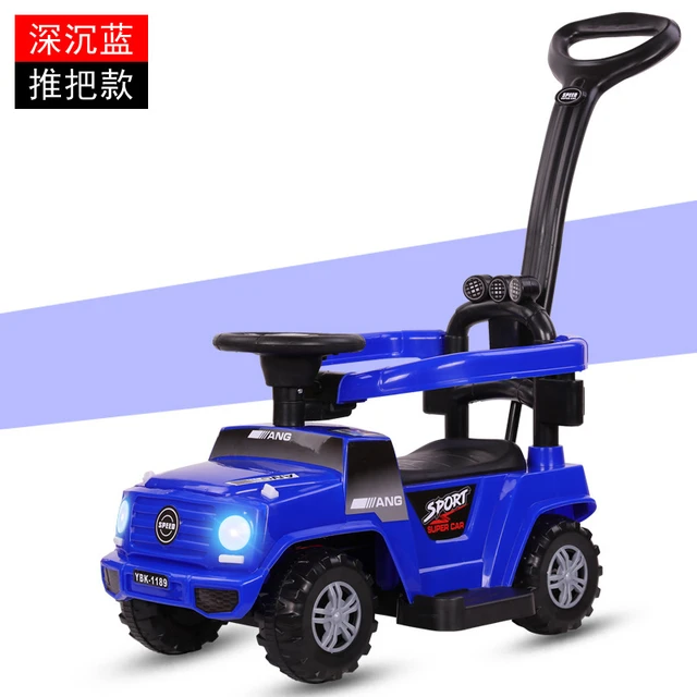 Triciclo Motoca Infantil Passeio Azul com Empurrador e Cobertura BW003-A  IMPORTWAY - AliExpress