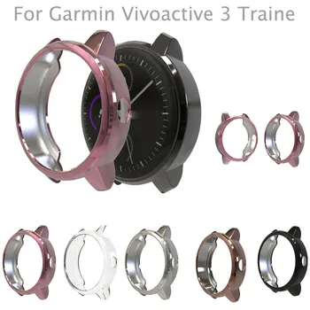 

HIPERDEAL Ultra-thin TPU Plating Protective Case Cover For Garmin Vivoactive 3 Traine High Quality Cover Of Watch Aug23