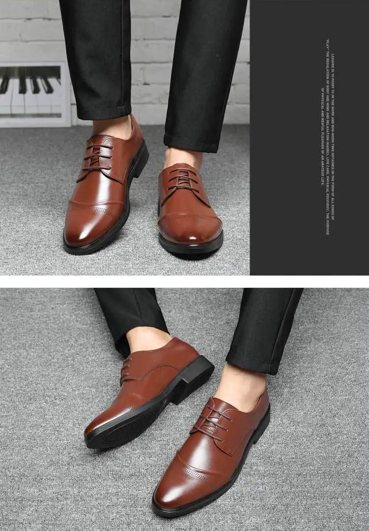 Новинка года; официальная оксфордская обувь для мужчин; модельные туфли; мужские офисные туфли с острым носком на шнуровке; zapatillas; большие размеры C21-78