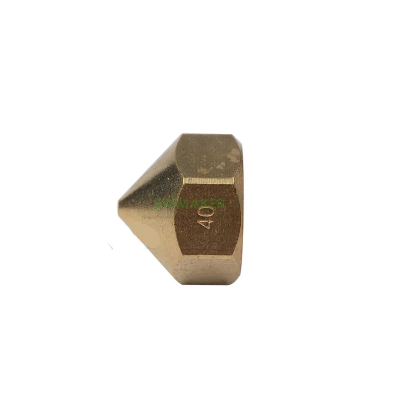 2шт 3D принтер части Reprap bugaschsole V1.1 Горячий Конец латунная насадка 0,3/0,4/0,5 мм M10* 1,5 Резьбовая