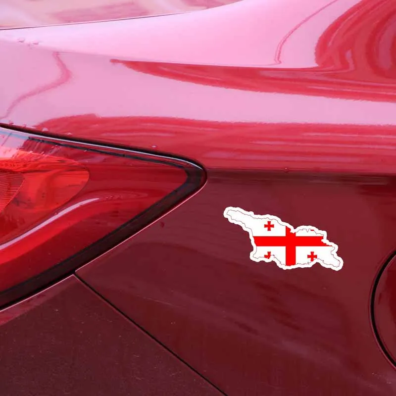 Наклейка Aliauto креативная для стайлинга автомобиля с флагом Джорджии наклейка на
