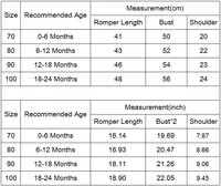 0-24M Summer Clothing Baby Girl Deer Flower Cotton Soft Romper Girls Jumpsuit Fashion Infant Clothes 6