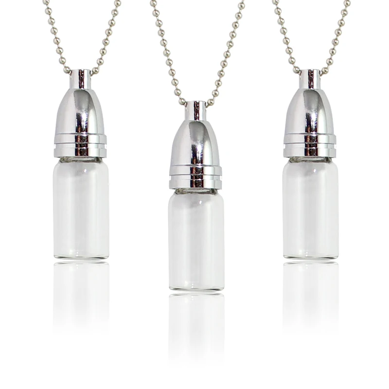 2PCS Clear Bottle Neklace 3 Size 