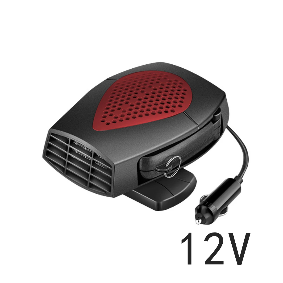 Авто обогреватель 5 в 1 Воздухоочистители 12V 24V 500W кулер сушилка влагоуловитель стекол 2 в 1 Лидер продаж; теплое ночное белье вентилятор Грузовик Ван - Название цвета: 12V Red