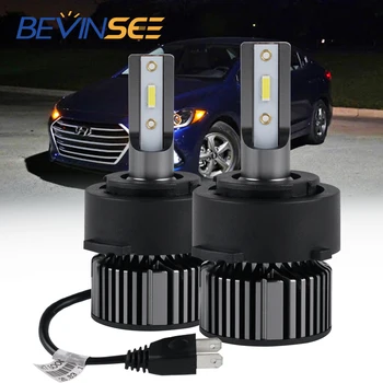 

H7 LED Headlight Bulbs Adapted Sockets 6000K 12V 10000LM 60W Headlamp Car Light Bulb For Kia Carens Sonata 8 Hyundai Elantra