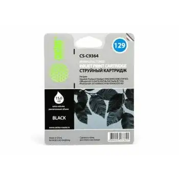 

Cartridge #129 cactus black for HP 8053/8753/5943/2573 Deskjet 5900 Series (18 ml) cs-c9364