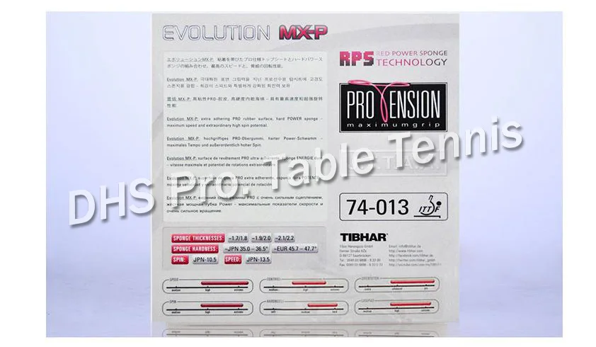 TIBHAR EVOLUTION MXP MX-P, не липкая губка для торта, Германия, для настольного тенниса, резиновая губка для пинг-понга, TENERGY style