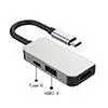 Usb type C к HDMI Thunderbolt 3 адаптер станция dex с HDMI USB 3,0 порты для MacBook Pro VGA кабель MateBook