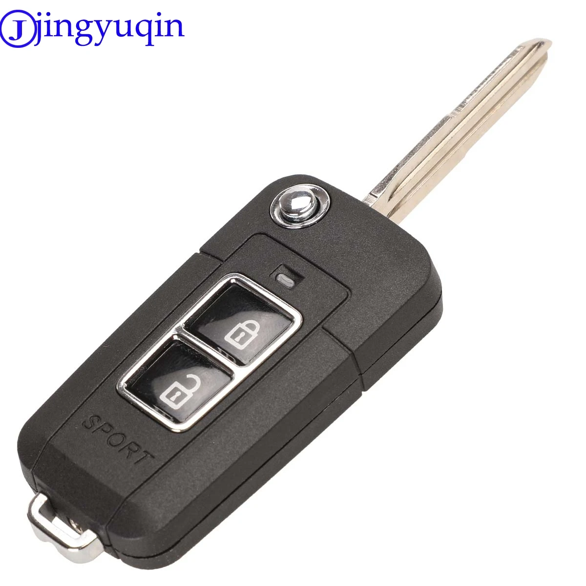 Jingyuqin модифицированный для hyundai Tucson ix35 Elantra Accent SANTA FE 1 2+ 1 2 3+ 1 кнопки откидной складной Автомобильный ключ оболочка чехол