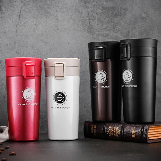 500ML Thermos Mug Coffee Cup with Lid Thermocup Seal Stainless Steel Vacuum  Flasks Thermoses Thermo Mug for Car My Water Bottle – the best products in  the Joom Geek online store