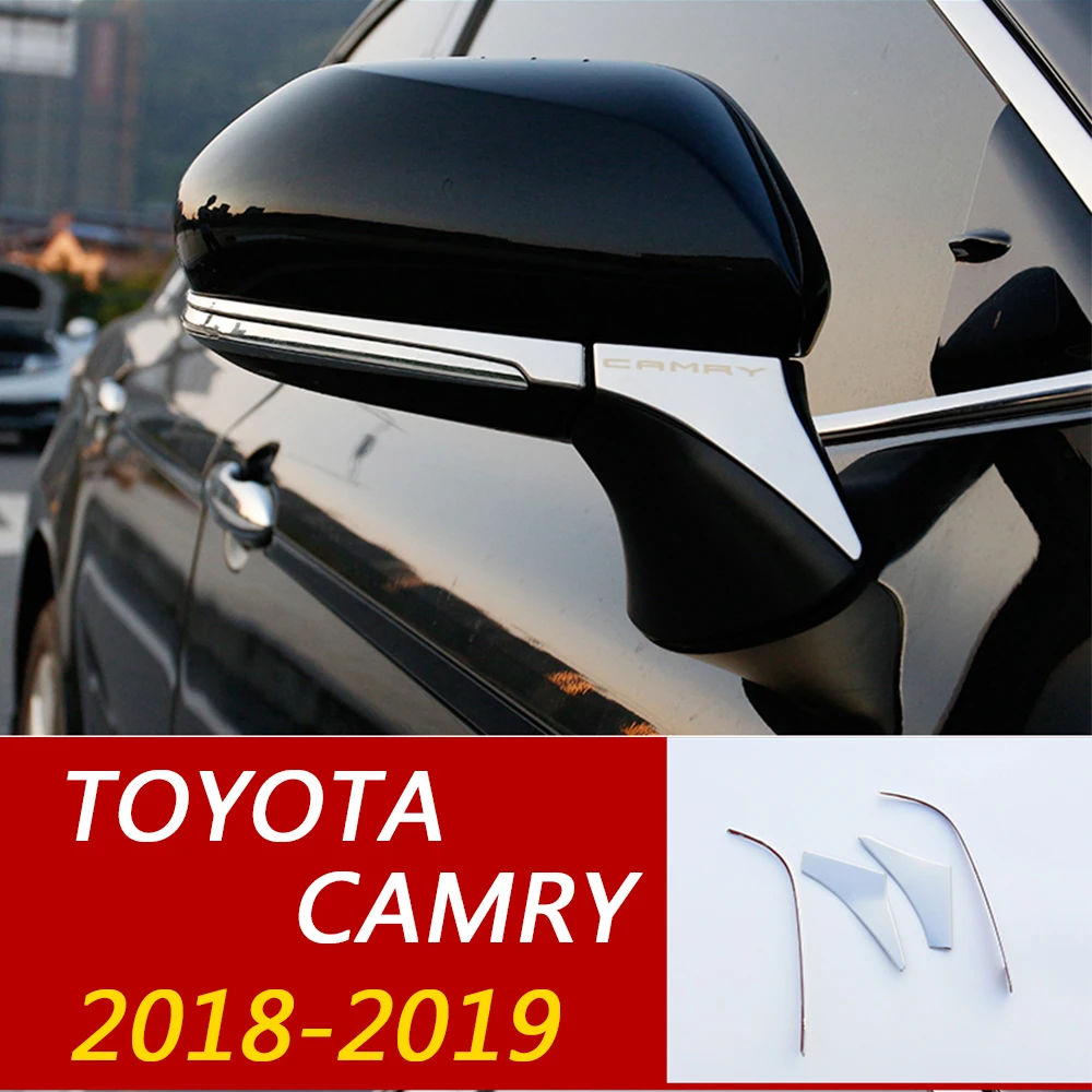 Автомобильная накладка на зеркало заднего вида для Toyota Camry 70 XV70 Авто заднего вида солнцезащитный козырек от дождя защитные крышки