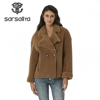 

Winter Wool Coat Women 2019 Jackets Women Fur Woolen Warm Coats Female Short Blend Overcoats Plus Size Outwear Oversize Clothes