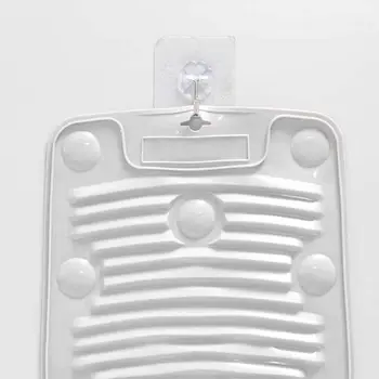 

Collapsible Folding Washboard Mini Laundry Washing Board Bathroom Silicone Mat