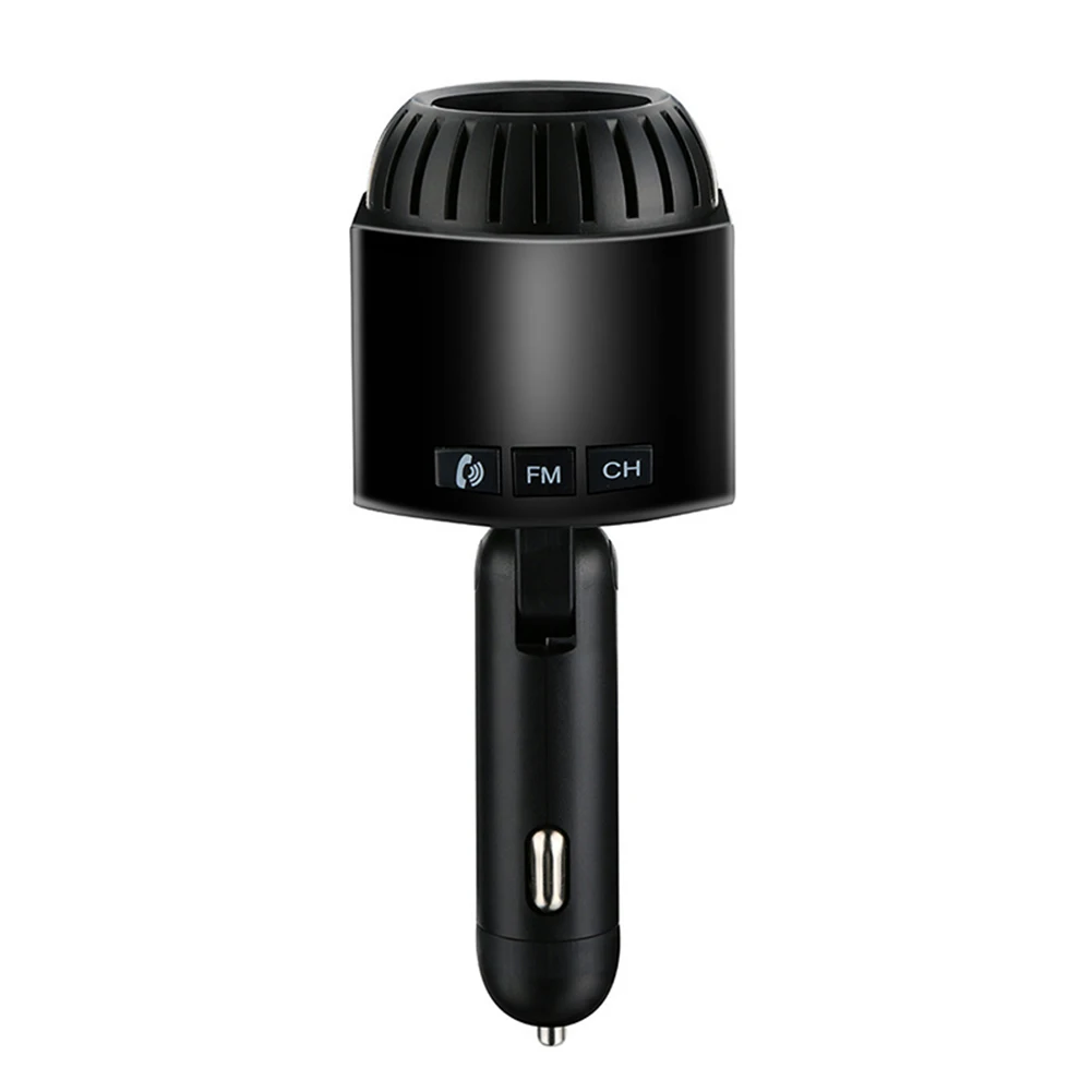 Черный Автомобильный fm-передатчик MP3 плеер гарнитура Bluetooth стерео аудио USB приемник OUJ99 - Цвет: Черный