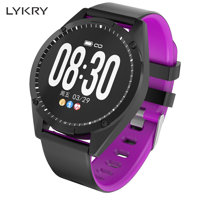 

LYKRY G50 1.3inch Sport Smart Watch Men IP67 Waterproof Heart Rate Blood Pressure Sleep Monitor Pedometer Smartwatch Android IOS
