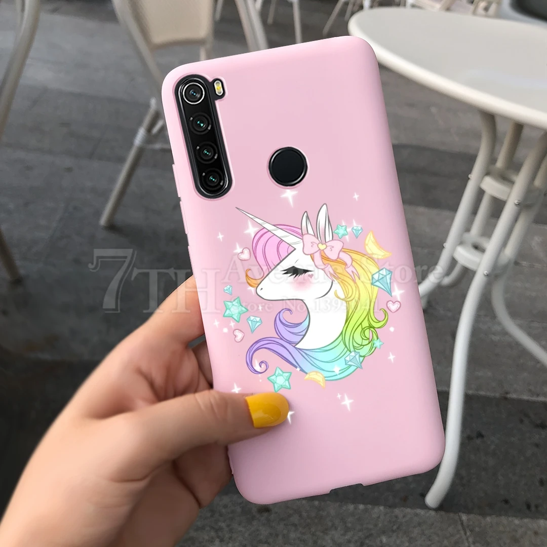 Whimsical Cartoon Unicorn Silicone Phone Case – Candy Soft Cover