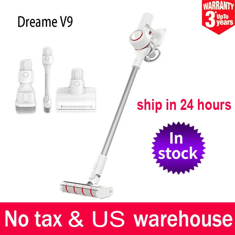 [US stock] Ручной пылесос Dreame V9 бытовой беспроводной Циклон 20 кПа всасывающий