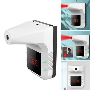 

Wall-Mounted infrared temperature Thermometer Digital Non-Contact Smart Automatic Thermometer Detector for Office School Mall