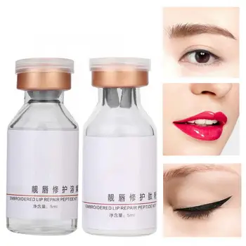 

2pcs 5ml Makeup Lip Tattooing Recovery Scar Healing Repair Anti-infection Gel for Lips and Eyebrow Repair