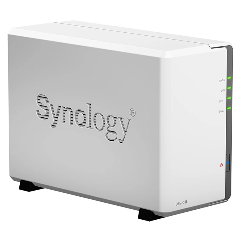 Synology Disk Station DS220j 2 Bay NAS бесдисковый Nas сервер NFS облачное хранилище для сети года