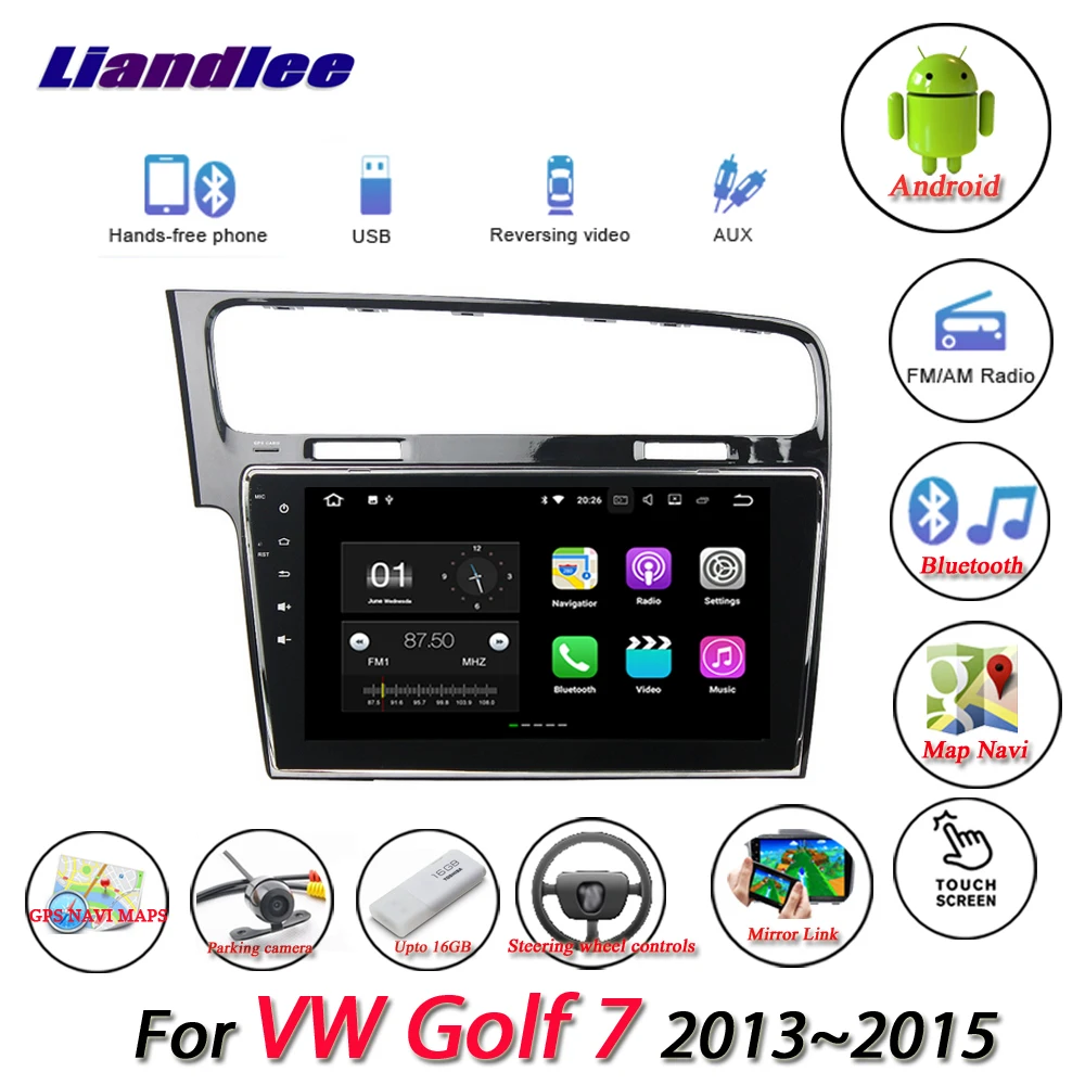 

Car Android Multimedia System For VW Golf MK7 2013 2014 2015 Radio USB TV GPS Wifi Navigation HD Stereo Screen