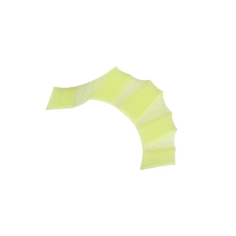 1 шт. монофин плавательные Перчатки Лягушка наручники/лягушка клавс оборудование для плавания наручники сетчатые силиконовые тренировочные перчатки для дайвинга - Цвет: green S
