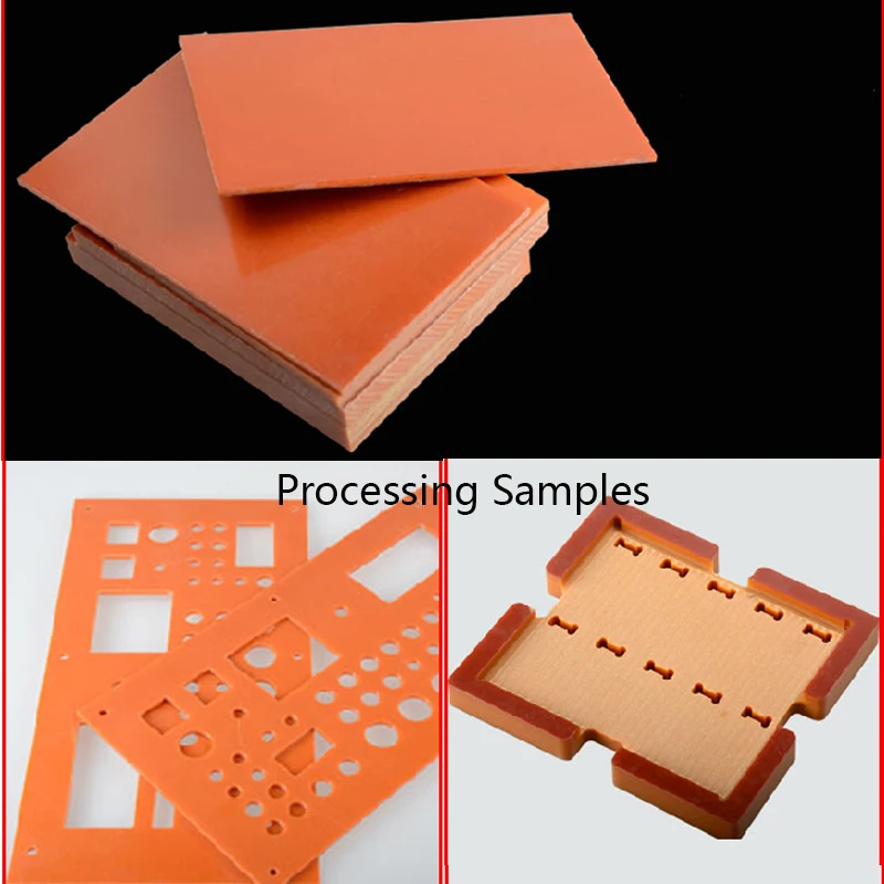 20mm Thick Bakelite Phenolic Sheet Flat Plate Insulation Board Relays Paper Gear 