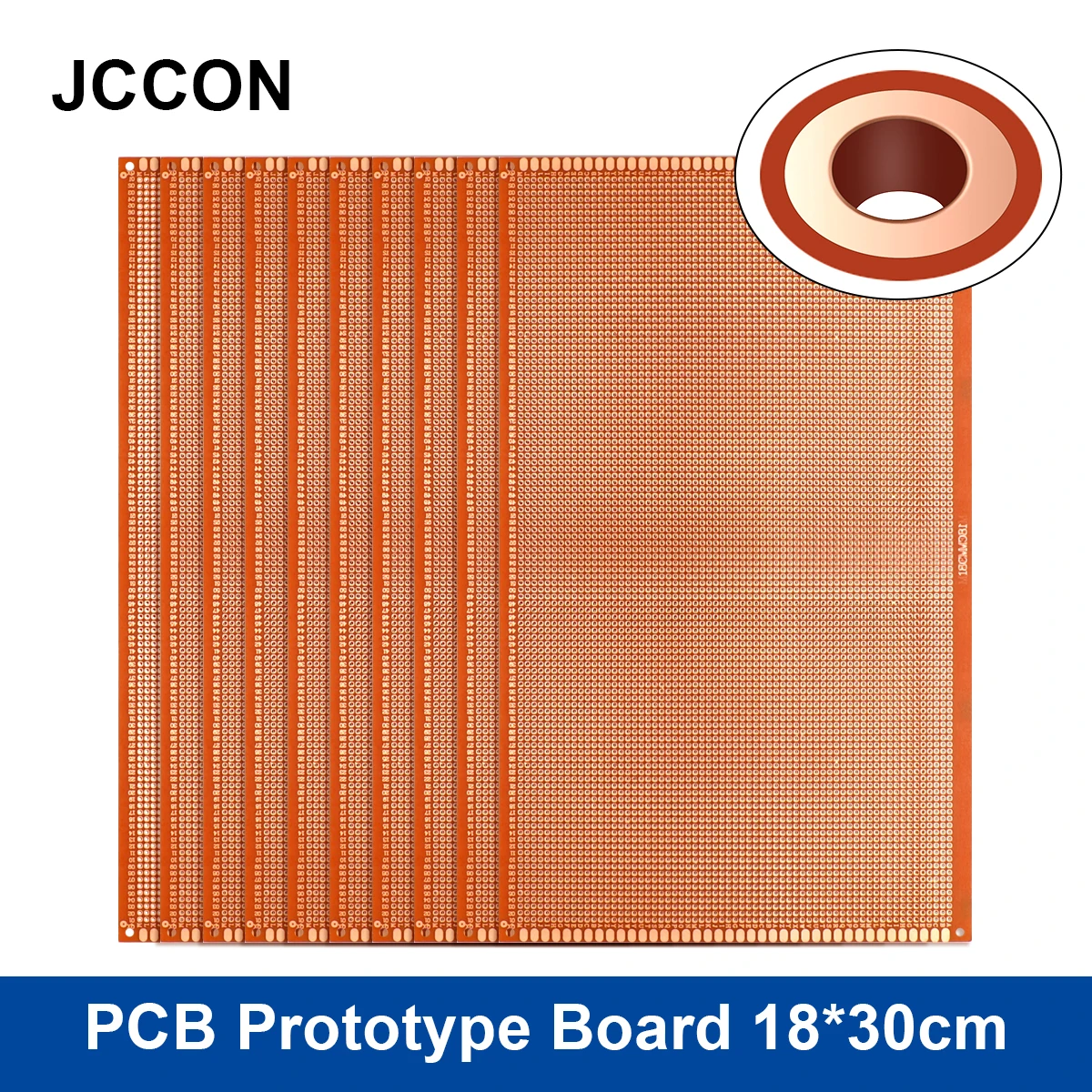 10Pcs PCB Prototype Board 18x30 cm Circuit Protoboard Universal DIY Matrix Single Row Continuous Hole Soldering Plate 10pcs pcb prototype board 12x18 cm circuit protoboard universal diy matrix single row continuous hole soldering plate