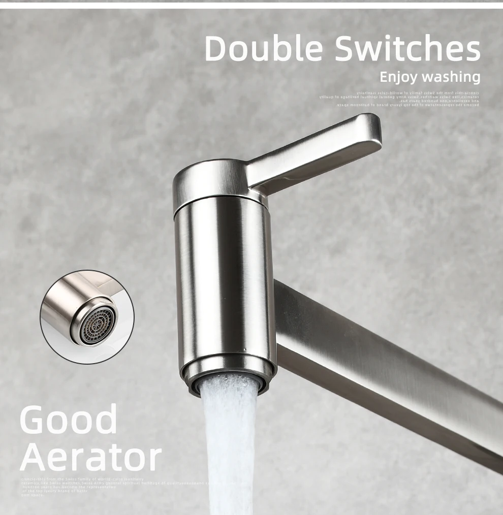 Enchimento de Panela, 360 Rotativa, Dobrável, Alongada