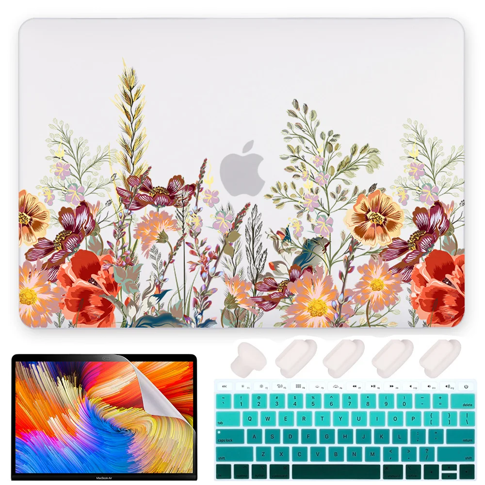 Z499 Для Macbook Чехол Air 13 Pro 13 15 16 дюймов Сенсорная панель жесткий чехол с клавиатурой Защитная пленка для экрана - Цвет: Z499