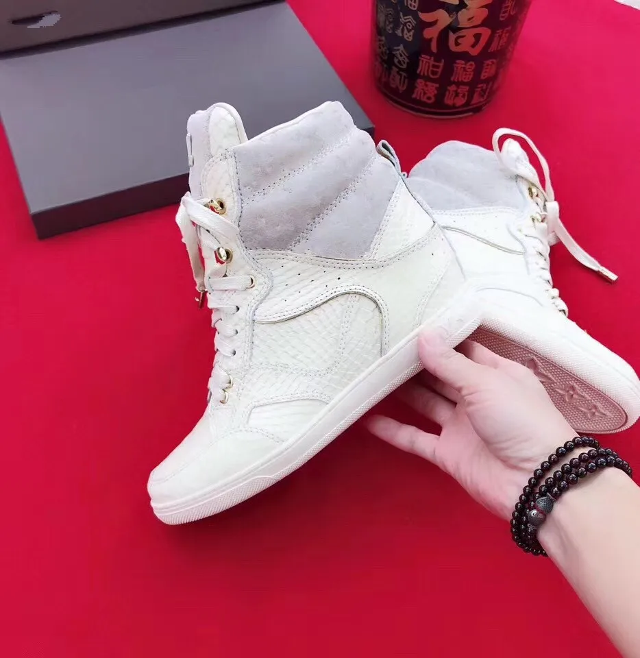 

Women Pointed Toe Chunky Heel Wedge Boots Woman Hook& Loop Hidden Increase Short Boots Ladies botas Mujer Invierno 2019