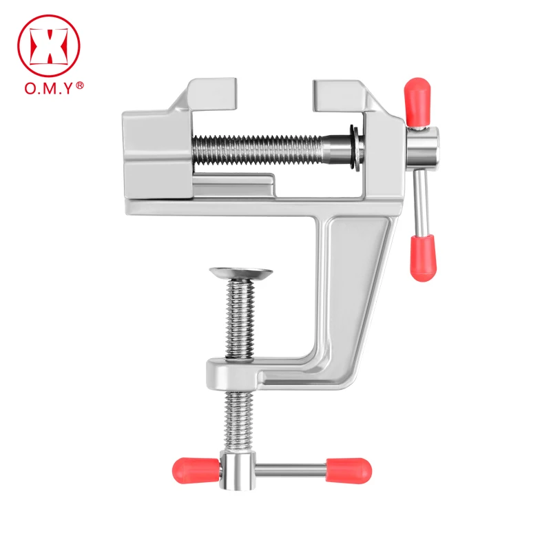 Mini Vise Aluminum Bench Swivel Clamp On Bench Miniature Vise Jewelers Hobby