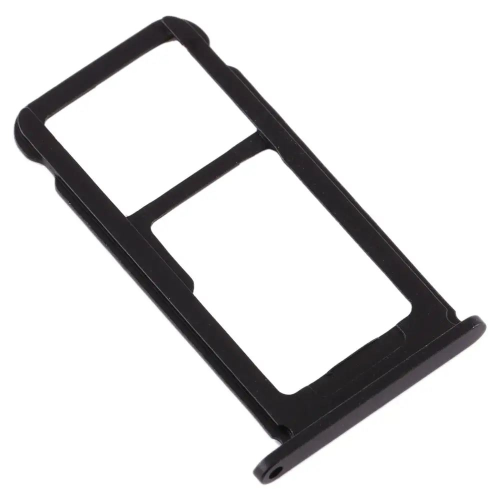 Лоток для sim-карт+ лоток для sim-карт/лоток для карт памяти Micro SD для Nokia 7,1/TA-1100 TA-1096 TA-1095 TA-1085 TA-1097 TA - Цвет: Черный