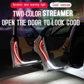 Led Auto Deur Waarschuwingslichten 120Cm Anti-Collision Strobe Flashing Veiligheid Lamp Streamer Decoratieve Sfeer Omgevingslicht 12V Led Auto Deur Waarschuwingslichten 120Cm Anti-Collision Strobe Flashing Veiligheid Lamp Streamer Decoratieve Sfeer Omgevingslicht 12V