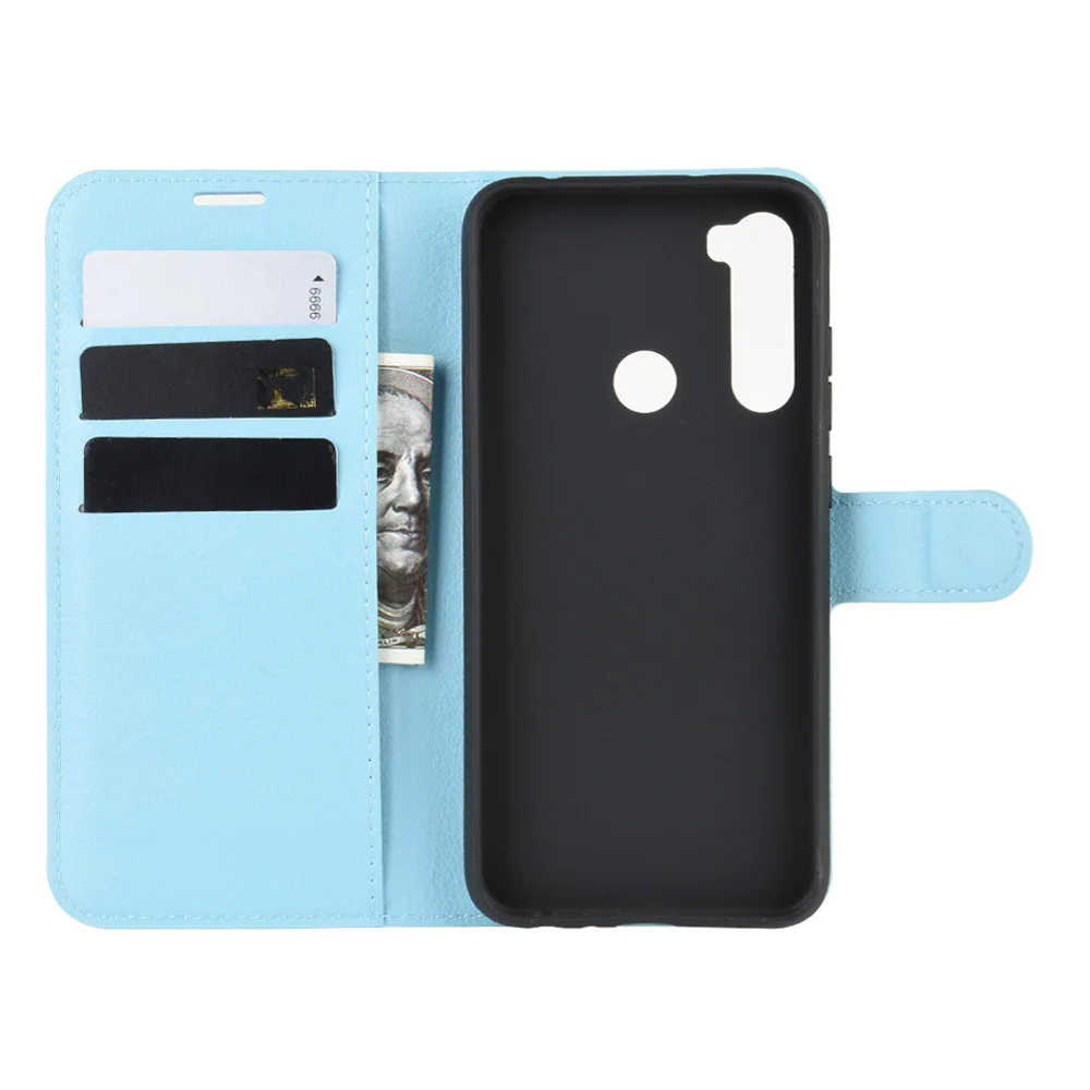 Чехол-книжка из искусственной кожи для Xiaomi Redmi Note 8 T, чехол-подставка s для Xiaomi Redmi Note 8 T, Мягкая силиконовая задняя крышка
