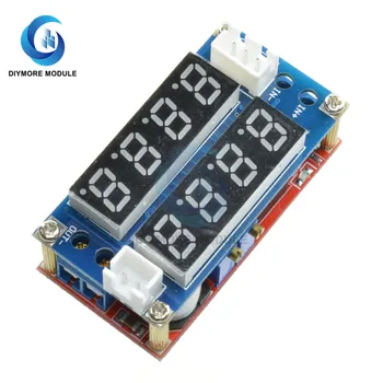 

5A CC CV Step-Down Power Supply 5V-32V to 1.27V-30V Buck Converter Module Dual LED Display Voltmeter Ammeter For Charging