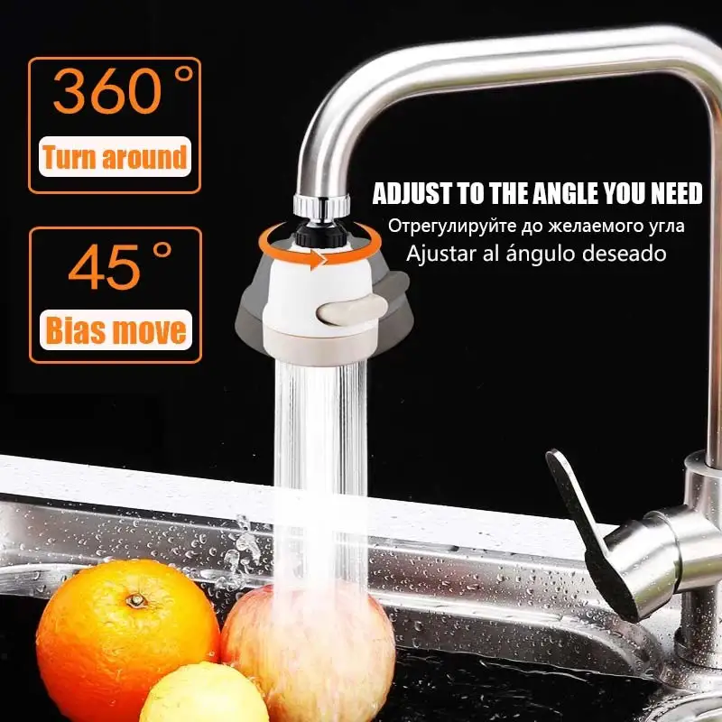 

Adjustable faucet height faucet pressurized splash-proof shower accessories