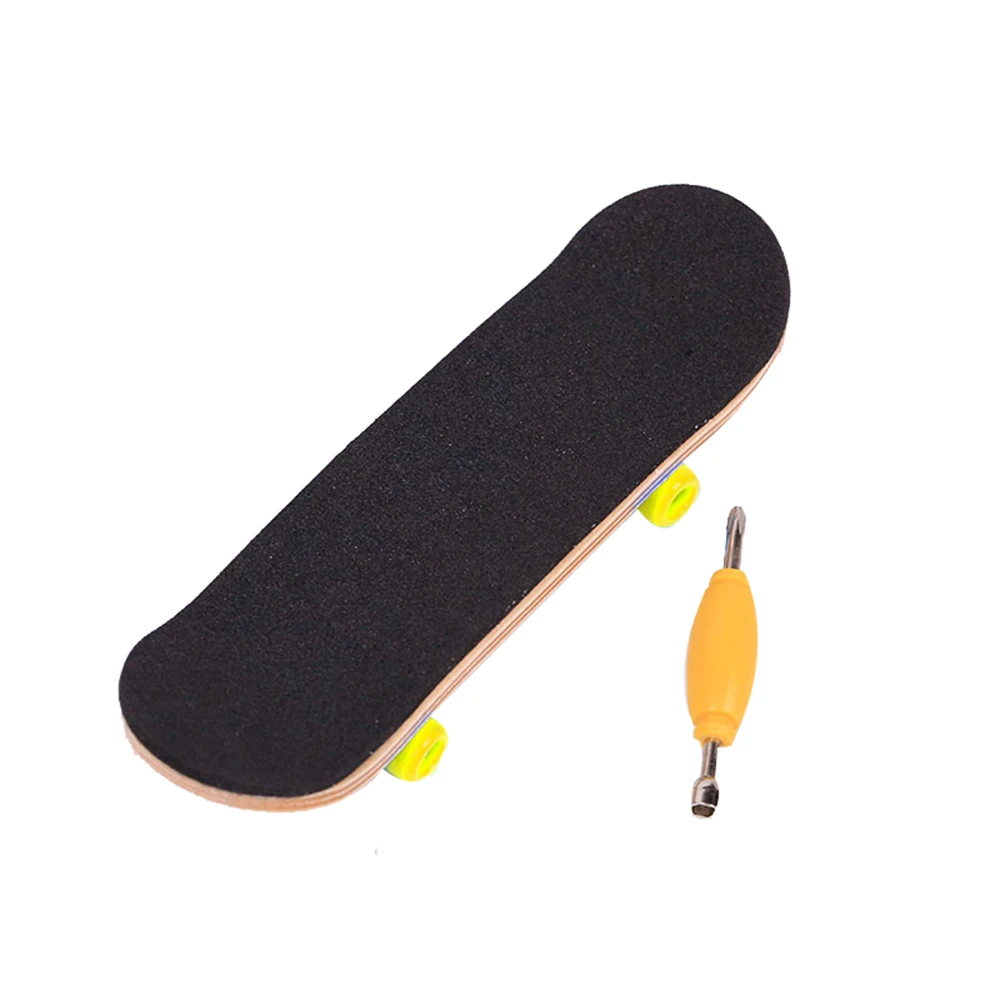 Wood Grit Complete New Finger Skate Collectibles Desk Toys Yellow Foam Fingerboard Purple Hobbies