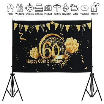 

200x150cm Photography Studio 30th Happy Birthday Backdrop Foldable Photo Background Cloth 2020 New Style Hot Sale