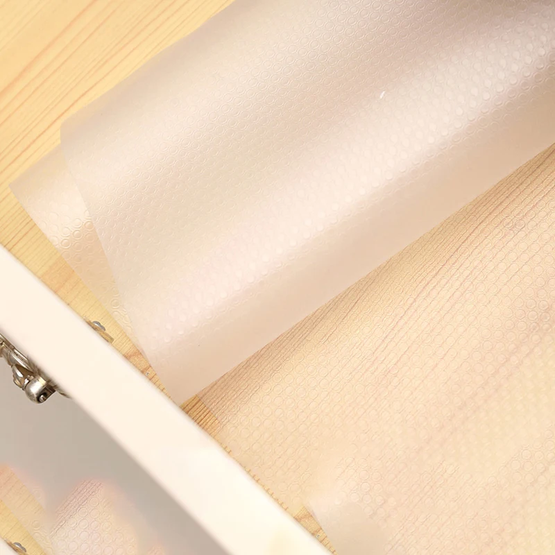 

Reusable Transparent Contact Paper Drawer Mat Cabinet Liner Moisture-proof Waterproof Dust Proof Non-Slip Kitchen Shelf Liners