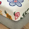 Bonenjoy Queen Size Fitted Bed Sheet with Elastic Band King Size Bed Cover Floral Style sabanas cama 150 Sheets (no pillowcase) 5