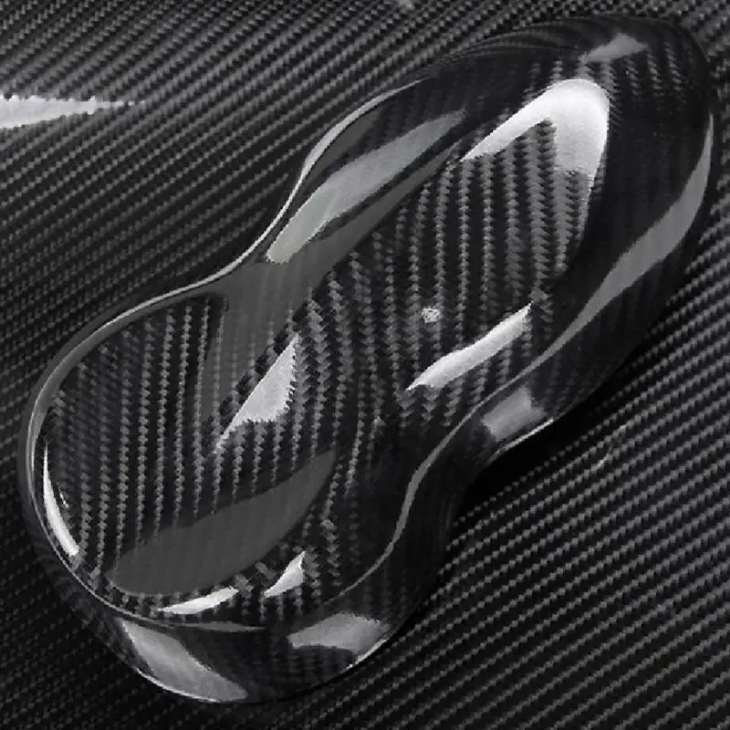 5D Car Sticker Glossy Carbon Fiber Roll Film Foil Waterproof Decorative Paper Wrap DIY Auto Accessories 50 X 200cm