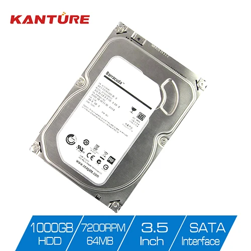 Видеонаблюдение жесткого диска SATA HDD 3,5 дюймов 4000 Гб 4 ТБ жесткий диск для видеонаблюдения Камера AHD DVR NVR безопасности Системы комплект и компьютерами ПК - Цвет: 1000GB